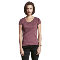 Melange Crew Neck T-Shirt Ladies