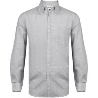 Mens Long Sleeve Earl Shirt - Grey