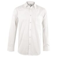 Mens Long Sleeve Haiden Shirt - White
