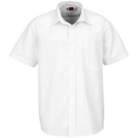 Mens Short Sleeve Washington Shirt - White