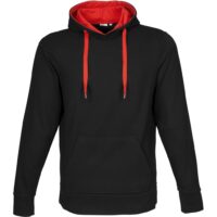 Mens Solo Hooded Sweater - Red