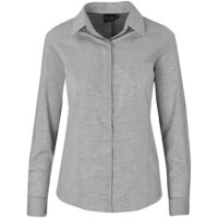 Ladies Long Sleeve Taylor Shirt - Grey